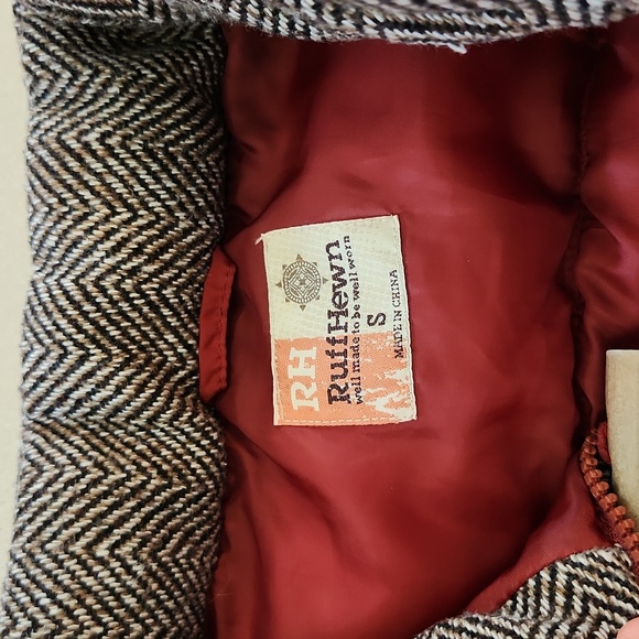 Ruff Hewn women's small burnt orange chevron vest - Picture 3 of 3